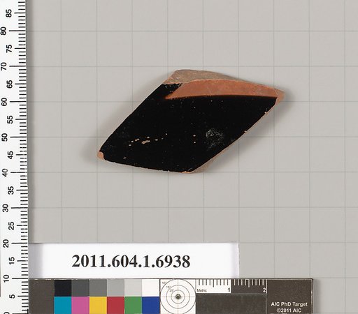 Terracotta fragment of a kylix (drinking cup)