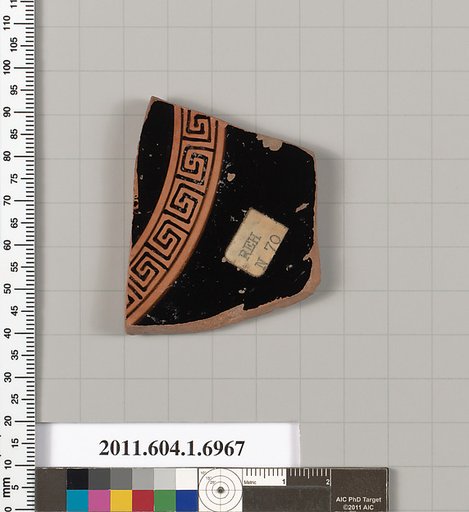 Terracotta fragment of a kylix (drinking cup)