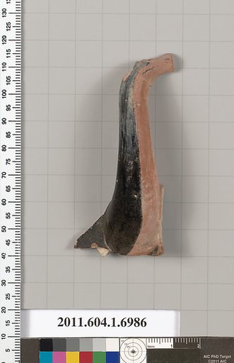 Terracotta fragment of a kylix (drinking cup)