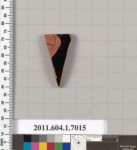Terracotta fragment of a kylix (drinking cup)