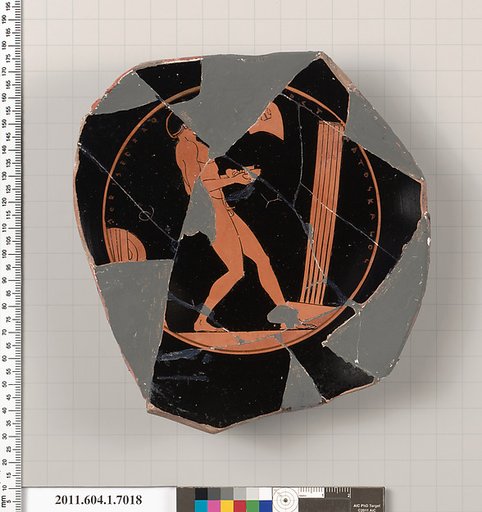 Terracotta fragment of a kylix (drinking cup)