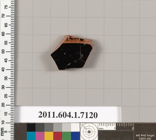 Terracotta fragment of a kylix (drinking cup)