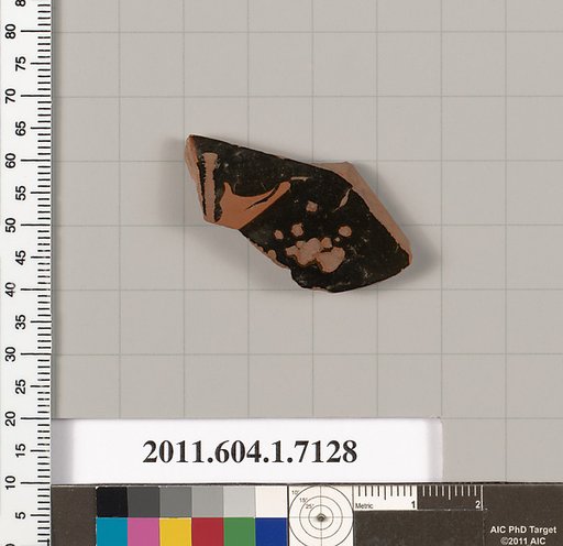 Terracotta fragment of a kylix (drinking cup)