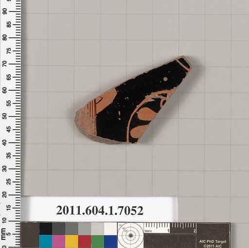 Terracotta fragment of a kylix (drinking cup)