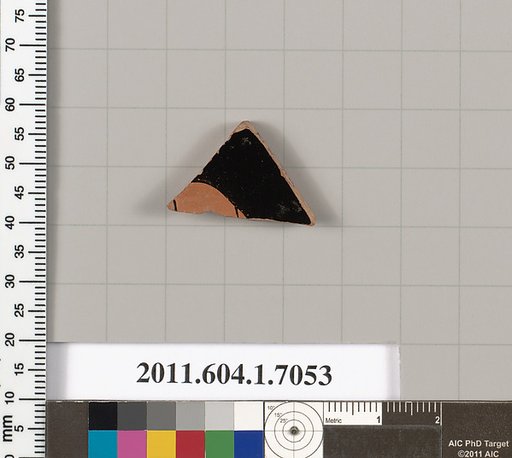 Terracotta fragment of a kylix (drinking cup)