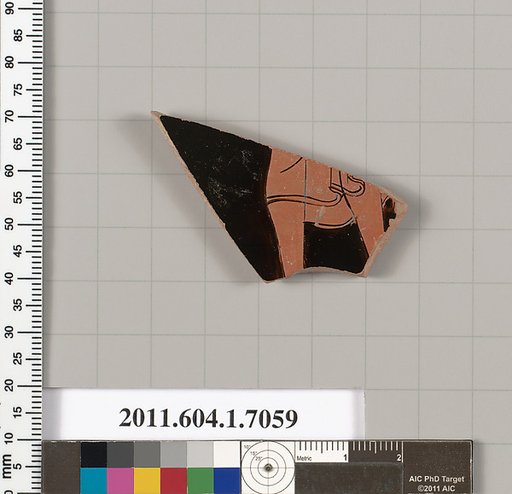 Terracotta fragment of a kylix (drinking cup)