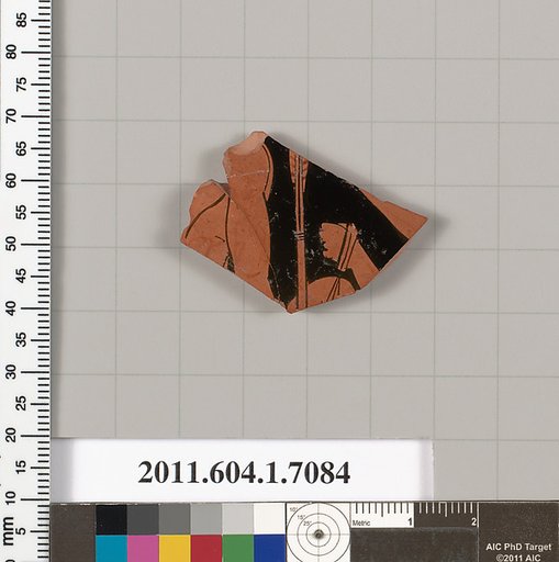 Terracotta fragment of a kylix (drinking cup)