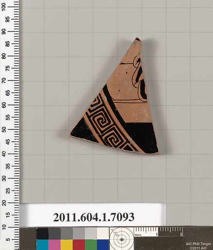 Terracotta fragment of a kylix (drinking cup)
