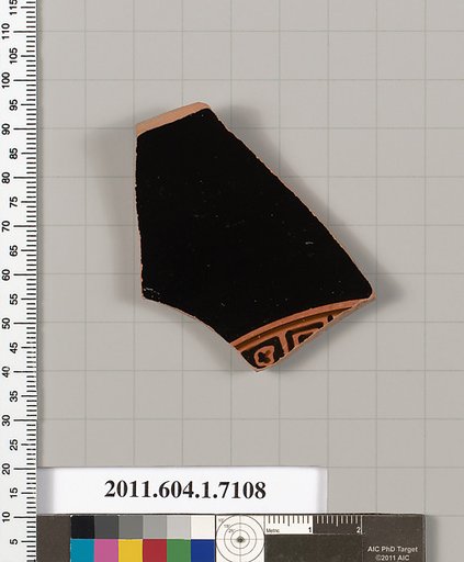 Terracotta fragment of a kylix (drinking cup)