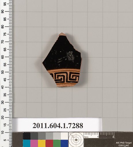 Terracotta fragment of a kylix (drinking cup)