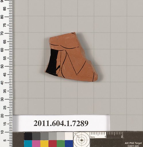 Terracotta fragment of a kylix (drinking cup)