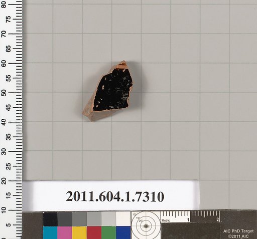 Terracotta fragment of a kylix (drinking cup)