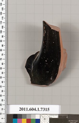 Terracotta fragment of a kylix (drinking cup)