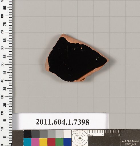 Terracotta fragment of a kylix (drinking cup)