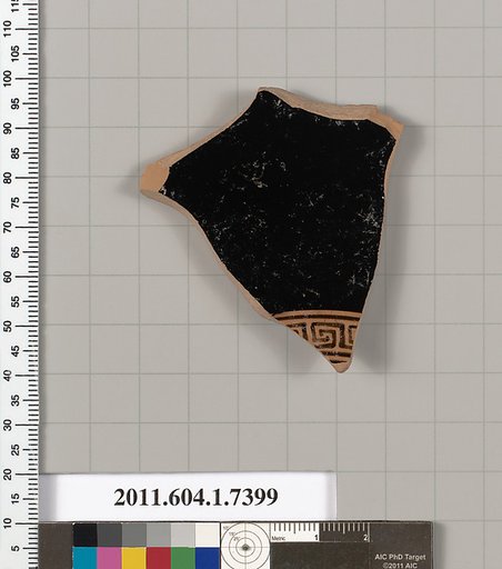 Terracotta fragment of a kylix (drinking cup)