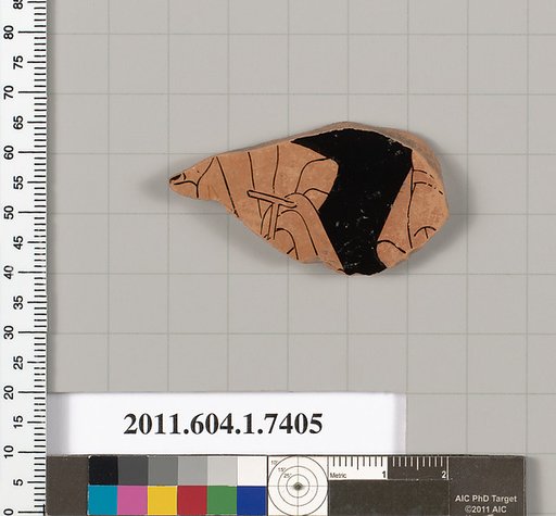 Terracotta fragment of a kylix (drinking cup)