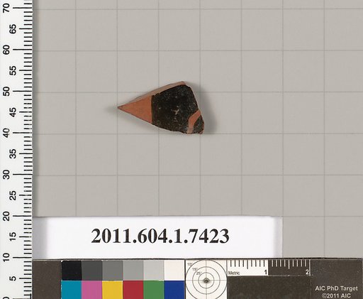 Terracotta fragment of a kylix (drinking cup)