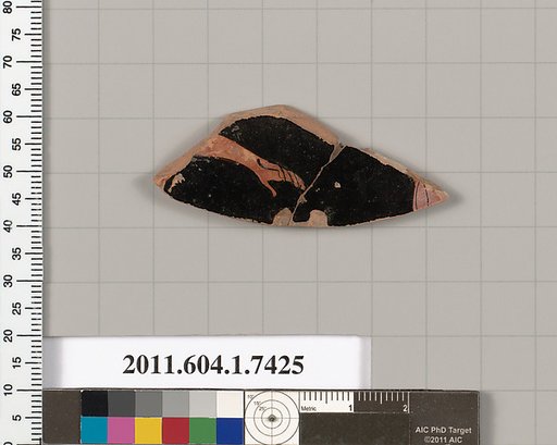 Terracotta fragment of a kylix (drinking cup)
