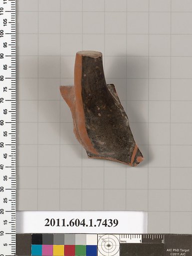 Terracotta fragment of a kylix (drinking cup)