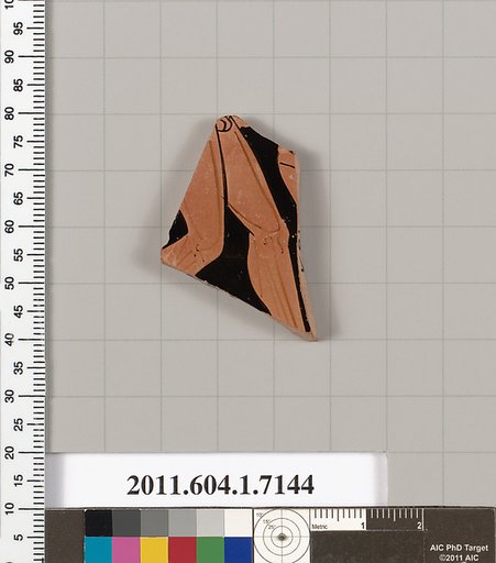Terracotta fragment of a kylix (drinking cup)