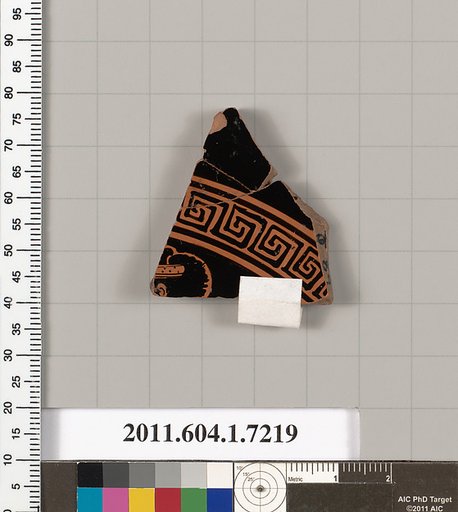 Terracotta fragment of a kylix (drinking cup)