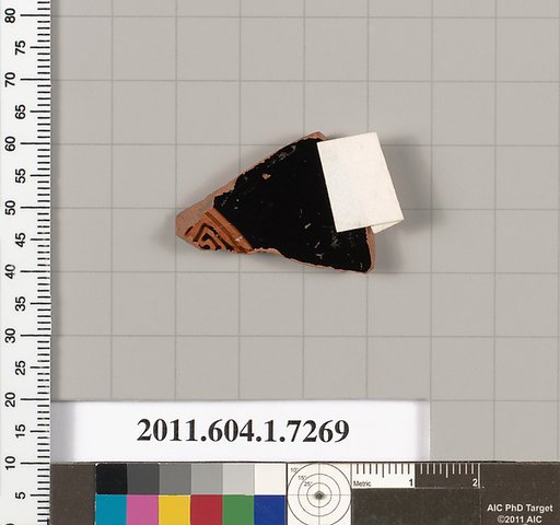 Terracotta fragment of a kylix (drinking cup)