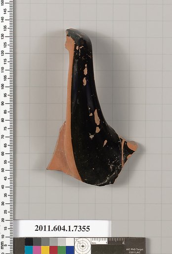 Terracotta fragment of a kylix (drinking cup)