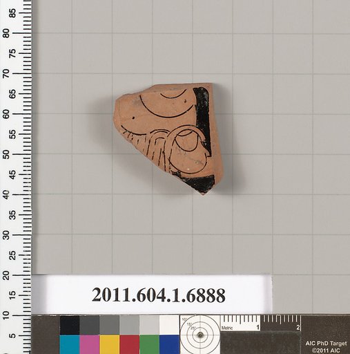 Terracotta fragment of a kylix (drinking cup)