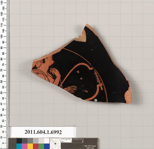 Terracotta fragment of a kylix (drinking cup)