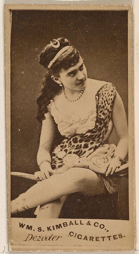 Miss Dezoder, from the Actresses series (N203) issued by Wm. S. Kimball & Co.