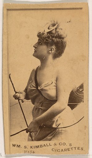 Diana, from the Actresses series (N203) issued by Wm. S. Kimball & Co.