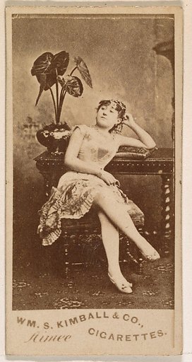 Miss Aimee, from the Actresses series (N203) issued by Wm. S. Kimball & Co.