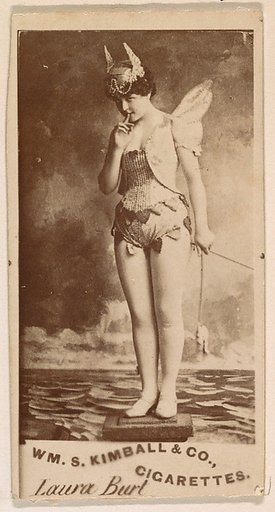 Laura Burt, from the Actresses series (N203) issued by Wm. S. Kimball & Co.