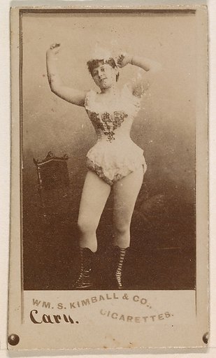 Miss Cary, from the Actresses series (N203) issued by Wm. S. Kimball & Co.