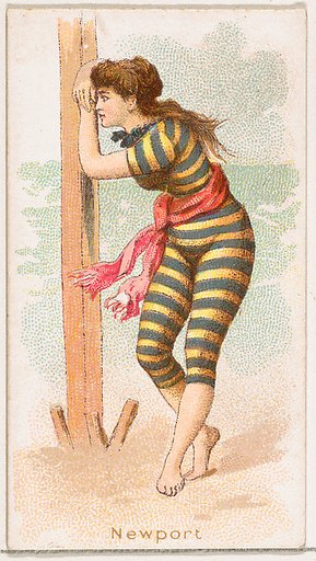 Newport, from the Fancy Bathers series (N187) issued by Wm. S. Kimball & Co.