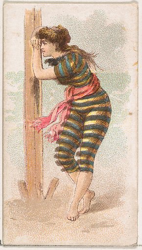 Newport, from the Fancy Bathers series (N187) issued by Wm. S. Kimball & Co.