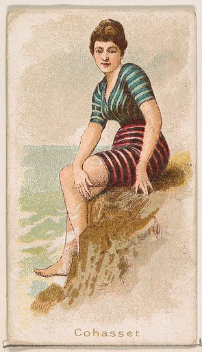 Cohasset, from the Fancy Bathers series (N187) issued by Wm. S. Kimball & Co.