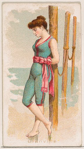 Granville, from the Fancy Bathers series (N187) issued by Wm. S. Kimball & Co.