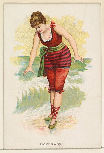 Rockaway, from the Beautiful Bathers series (N192) issued by Wm. S. Kimball & Co.