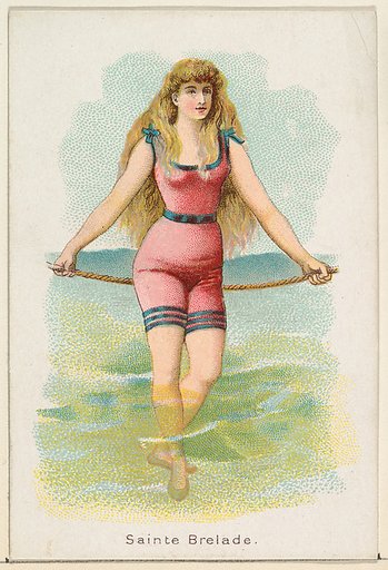 Sainte Brelade, from the Beautiful Bathers series (N192) issued by Wm. S. Kimball & Co.