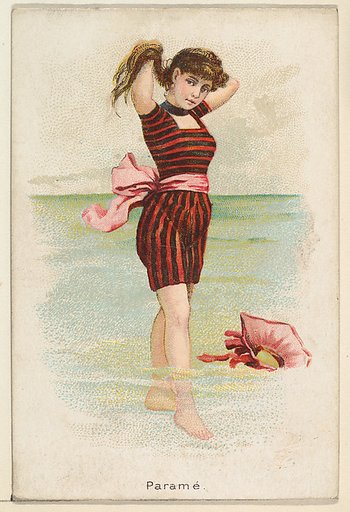 Parame, from the Beautiful Bathers series (N192) issued by Wm. S. Kimball & Co.