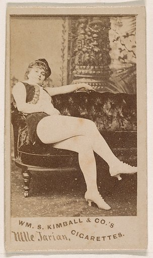 Mlle. Jarian, from the Actresses series (N203) issued by Wm. S. Kimball & Co.