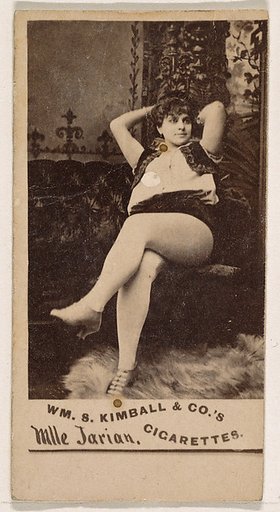 Mlle. Jarian, from the Actresses series (N203) issued by Wm. S. Kimball & Co.