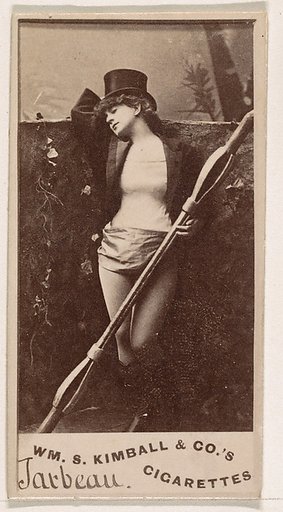 Miss Jarbeau, from the Actresses series (N203) issued by Wm. S. Kimball & Co.