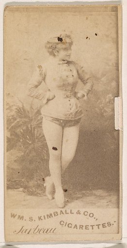 Miss Jarbeau, from the Actresses series (N203) issued by Wm. S. Kimball & Co.