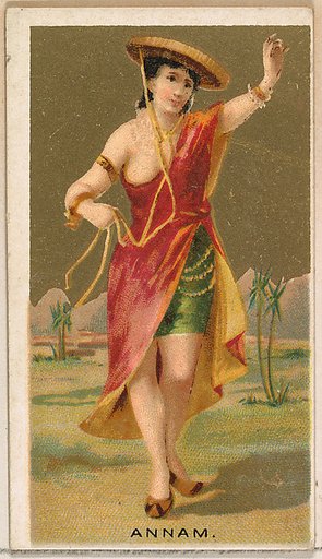 Annam, from the Dancing Girls of the World series (N185) issued by Wm. S. Kimball & Co.