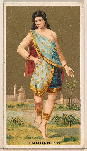 Indochina, from the Dancing Girls of the World series (N185) issued by Wm. S. Kimball & Co.