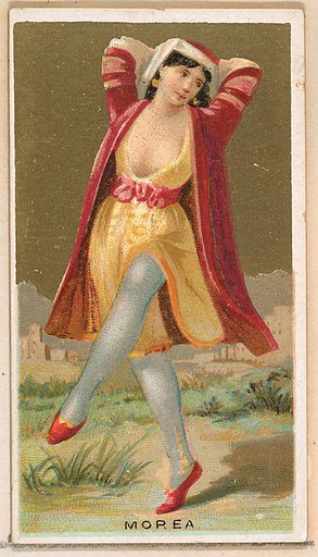 Morea, from the Dancing Girls of the World series (N185) issued by Wm. S. Kimball & Co.