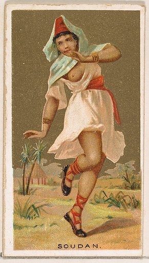 Soudan, from the Dancing Girls of the World series (N185) issued by Wm. S. Kimball & Co.