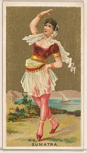 Sumatra, from the Dancing Girls of the World series (N185) issued by Wm. S. Kimball & Co.